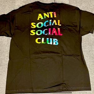 Anti Social Social Club Thai Dye Black Tee Shirt 2XL